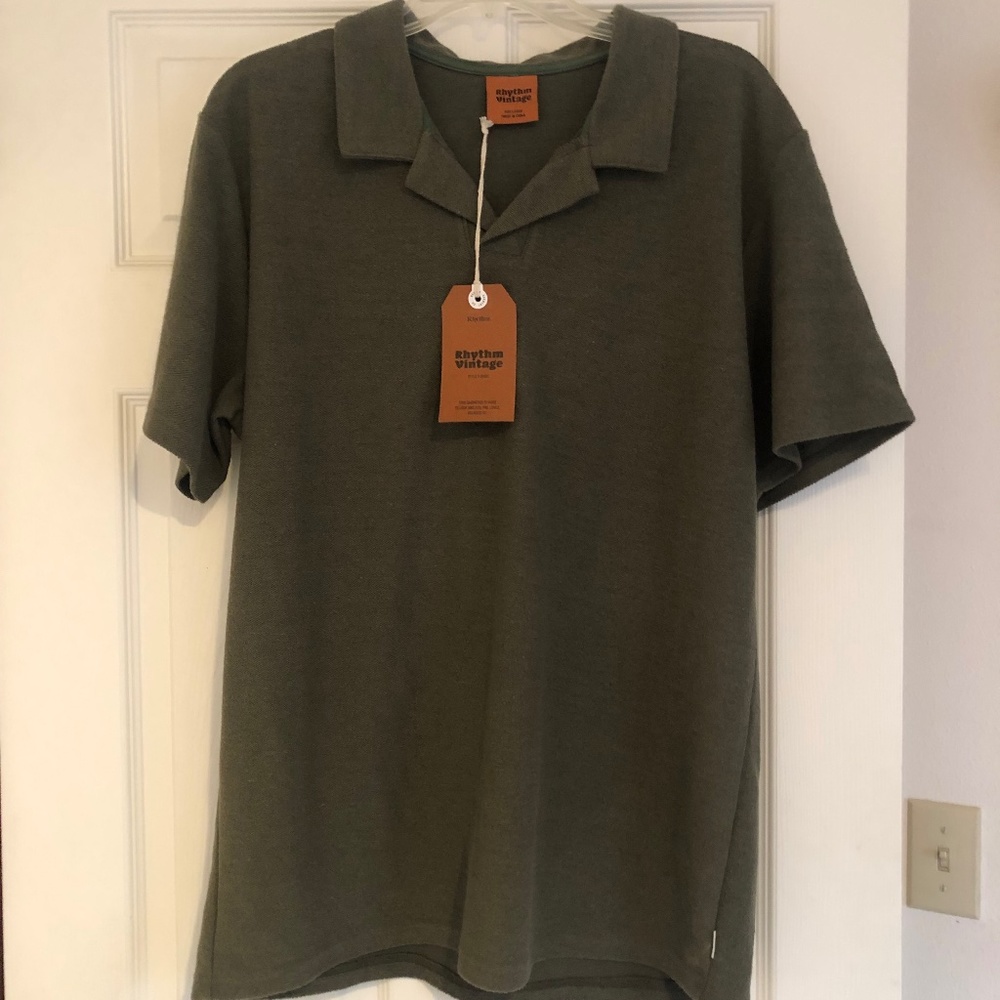 Men’s Olive Large Vintage Polo